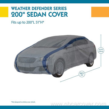 Defender Car Cover for Sedans up to Gray/Navy